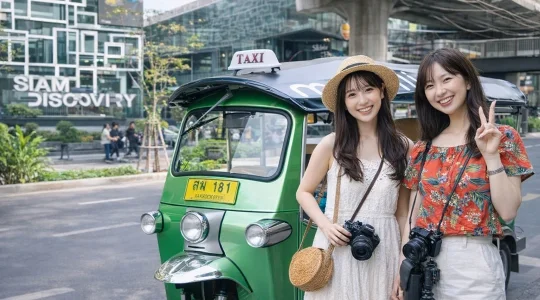 【話題の水上バイク体験＆大仏の見えるカフェ】ワットパクナム・ローカル映えマーケット・チャイナタウンも満喫